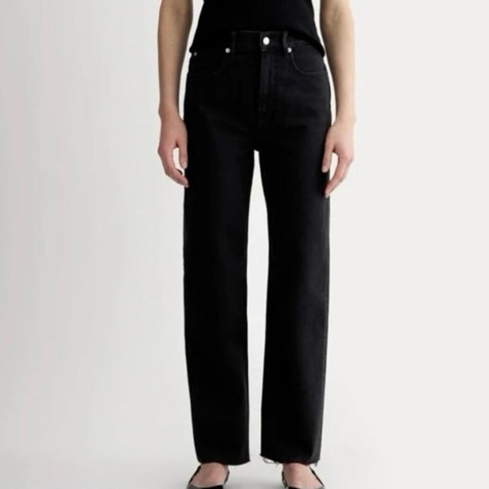Everlane The way high Jean in black size 34 Long